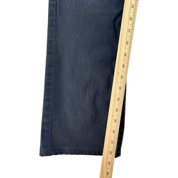 Guess Jeans Womens Size 27 Black Bootcut Denim Mid Rise Stretch Flare - Picture 3 of 8